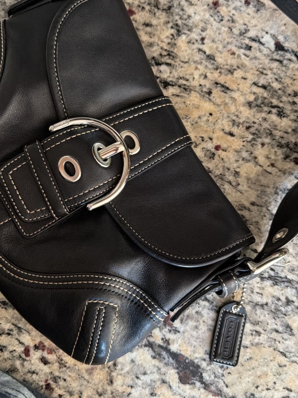 Coach Mini Soho Shoulder Bag Black